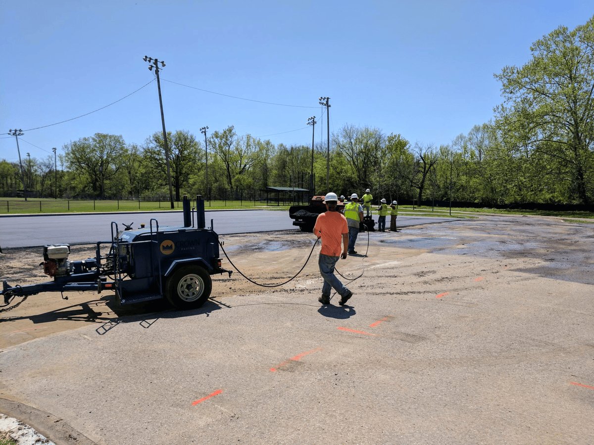 College Station TX Asphalt asphalt contractor - road striping